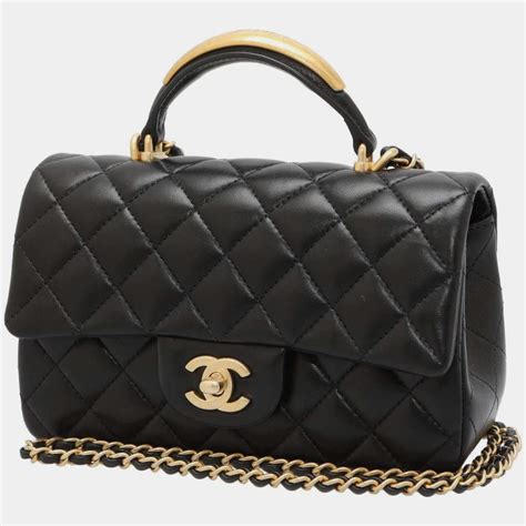 chanel coco grained black lambskin|Chanel Coco Handle: What You Need to Know .